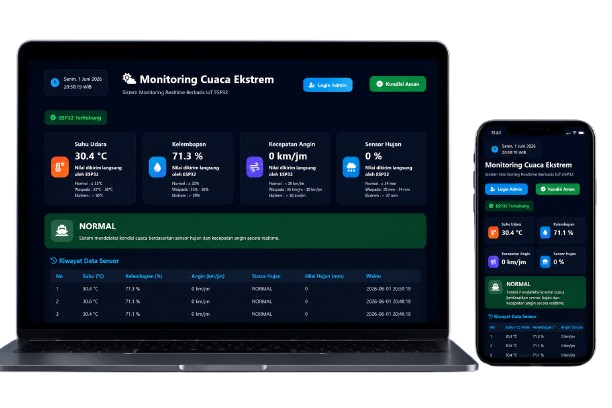 Dashboard Monitoring Nelayan Guard